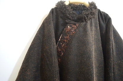 Oversized Mud Tussah Silk Padded Jacket ja0080 X313