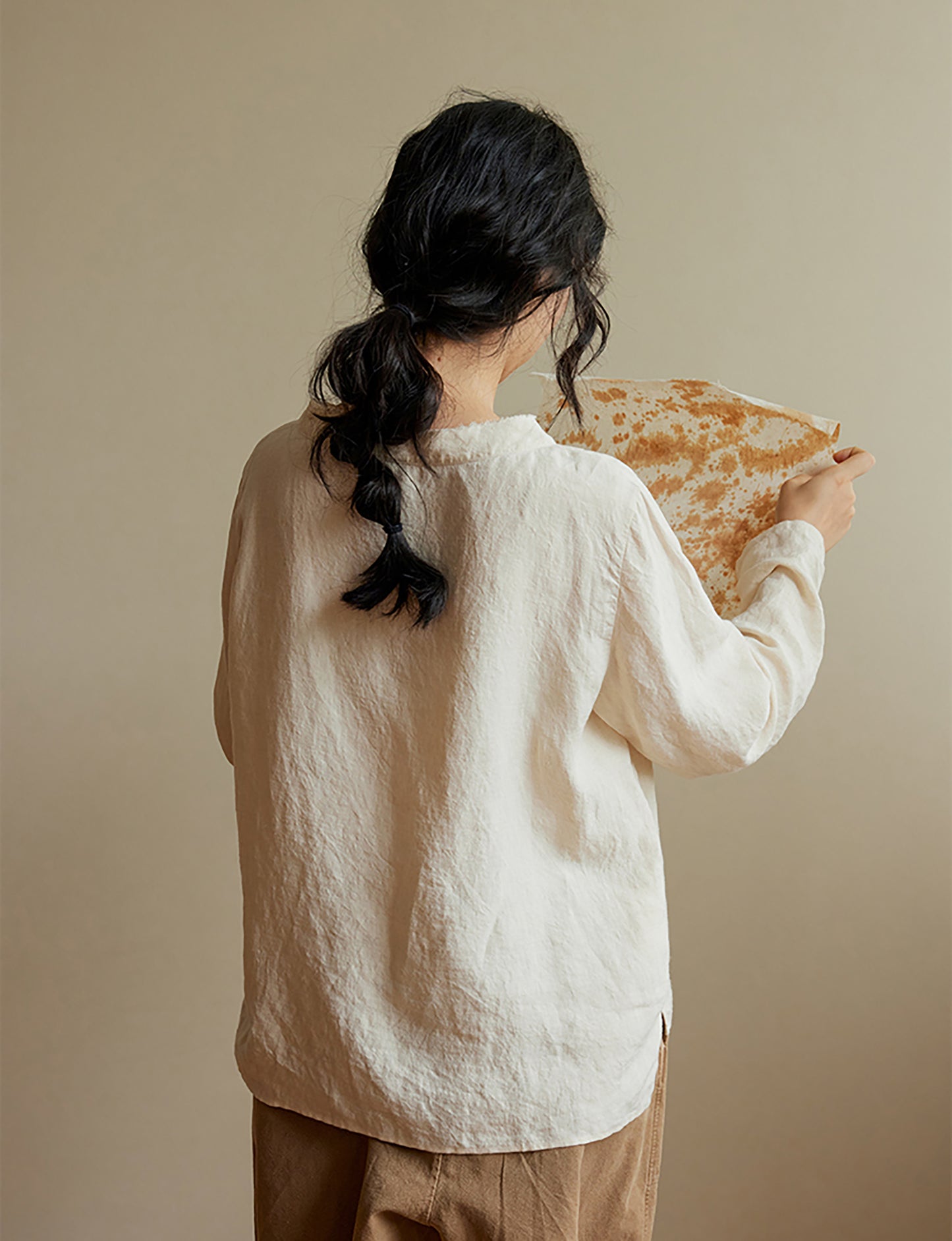edoa Loose Linen Smock
