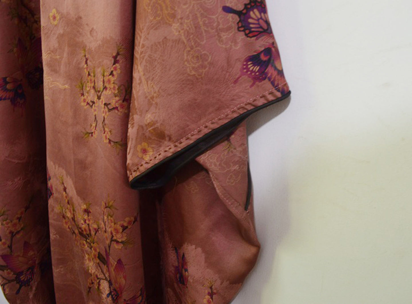 Super Loose Printed Mud Silk Modified Qipao dr0100 A942