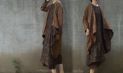 Reversible Mud Silk Tie Cardigan Jacket ja0052 A180