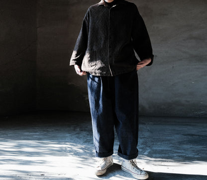 edoa Mud Tussah Silk jacquard Shirt