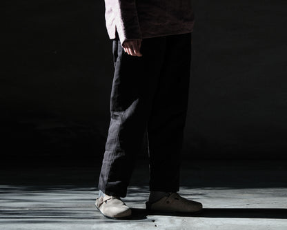 edoa White Hemp Padded Pants