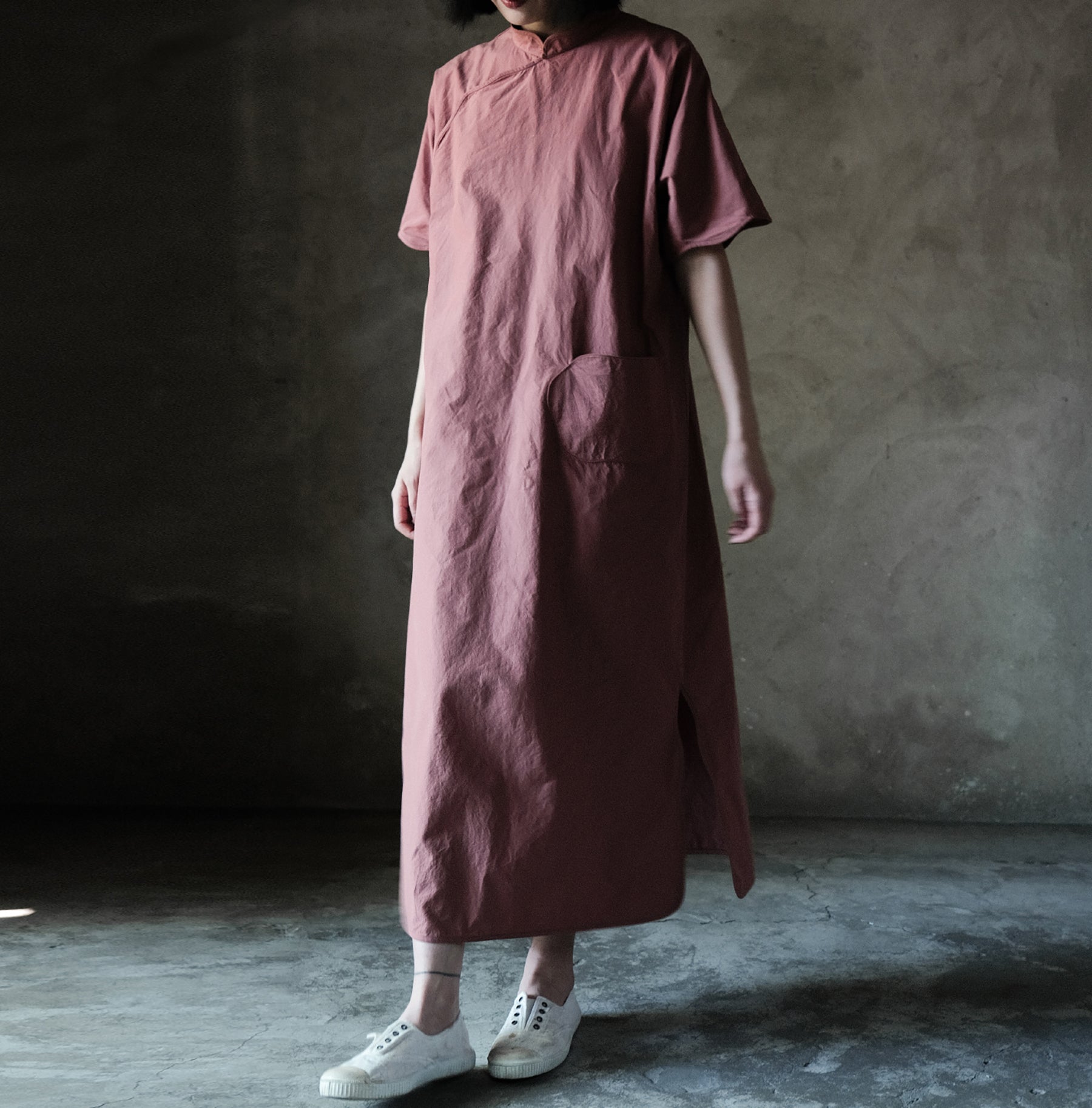 edoa Paper Cotton Modified Qipao