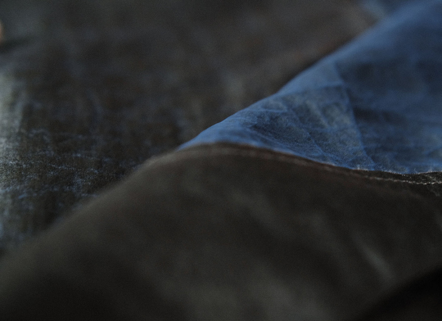 edoa Cracked Mud Silk 3/4 Sleeve Chinese Tee