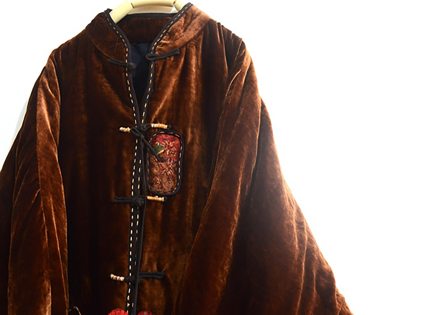 Mulberry Silk Velvet Padded Chinese Jacket ja0081 X300