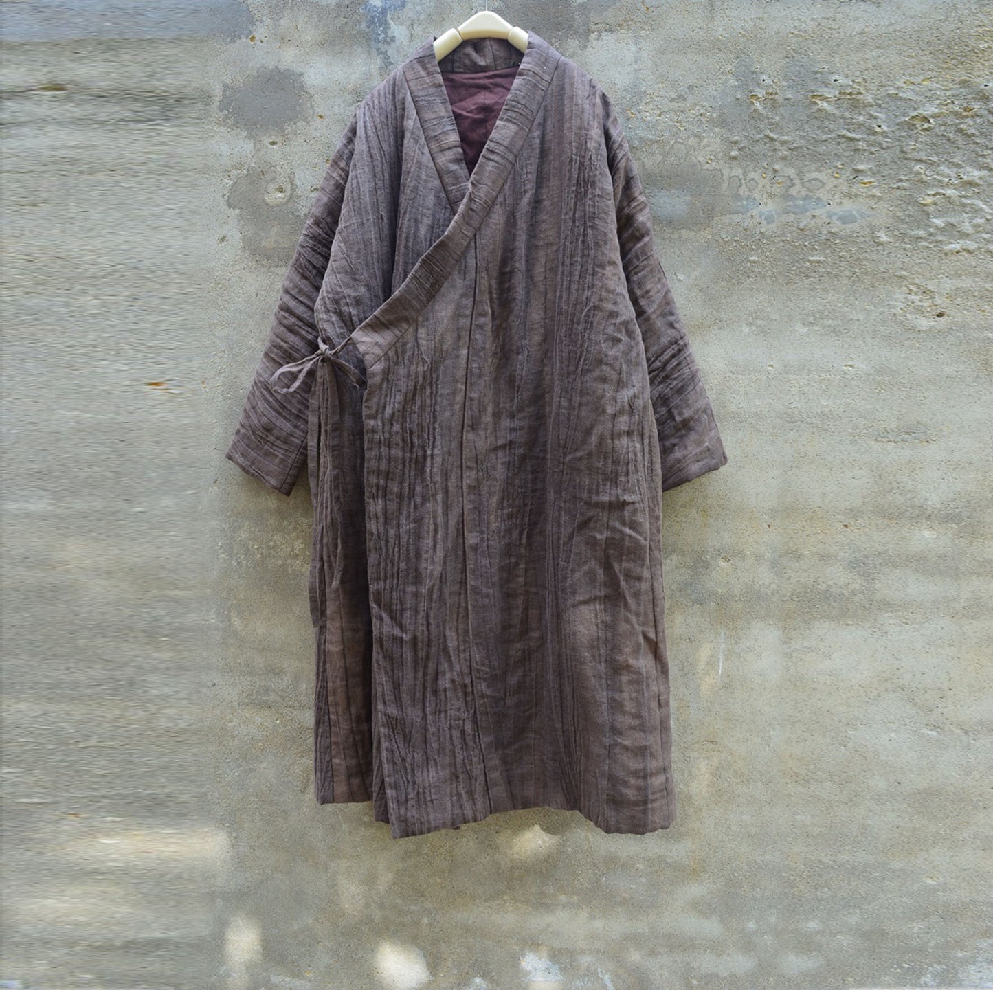 Loose Brown Winter Quilted Coat co0207 A337