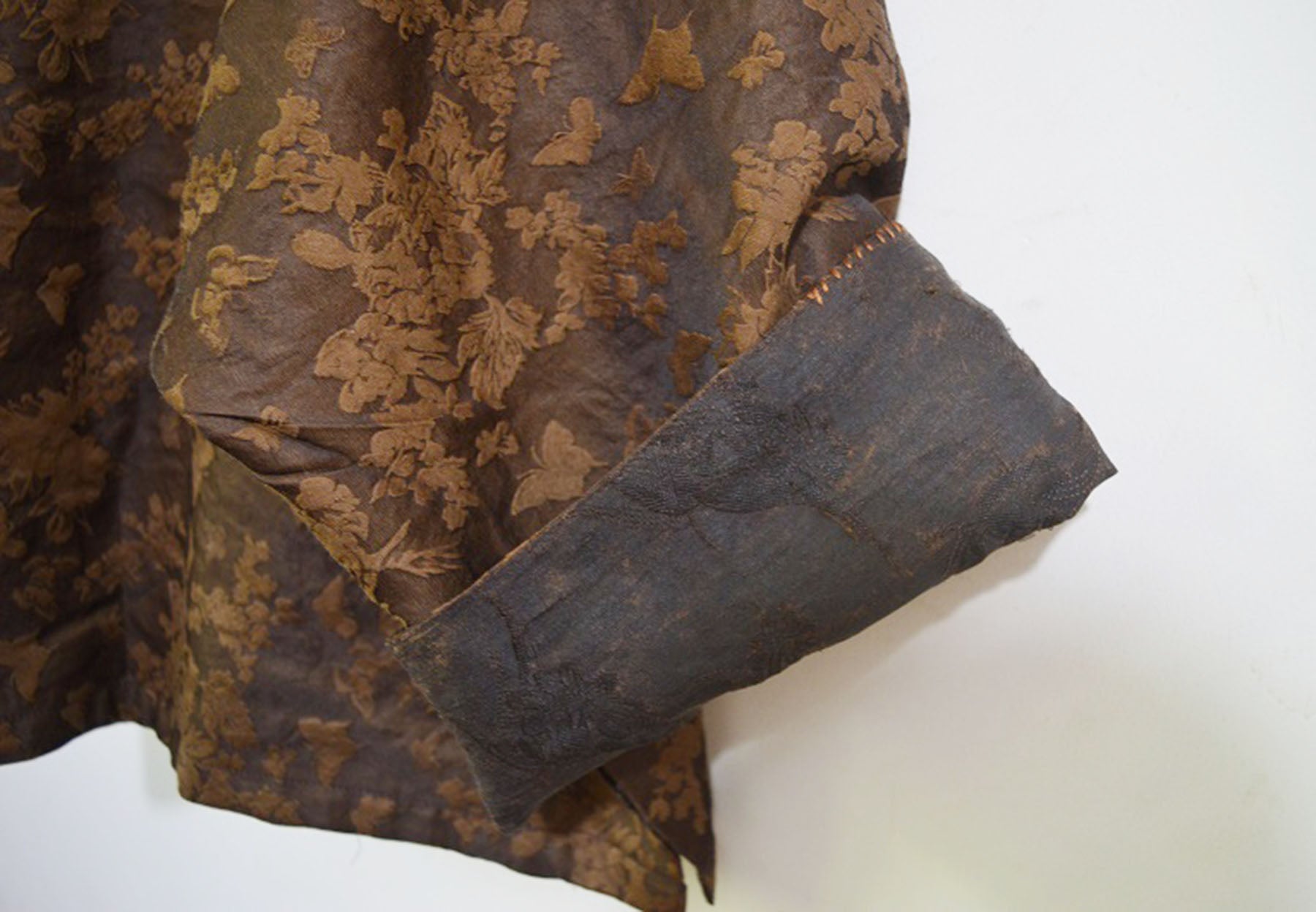 edoa Plant Dyed Silk Jacquard Chinese Jacket