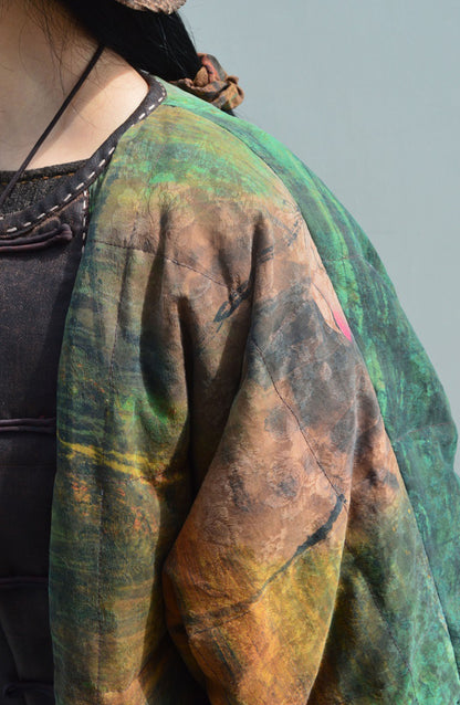 edoa Mud Silk Spin Goose Down Coat