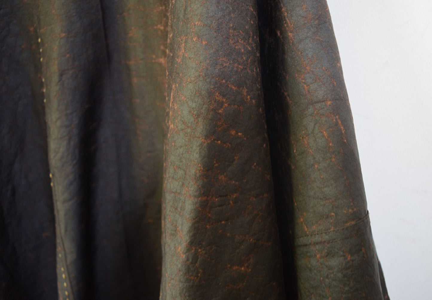 Reversible Cracked Mud Silk Tunic Top to0181 A538