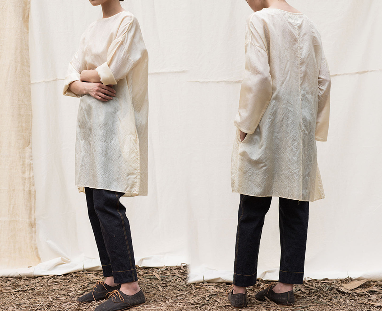 edoa Tussah Silk Tunic