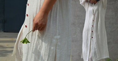 edoa Linen Gauze Cardigan