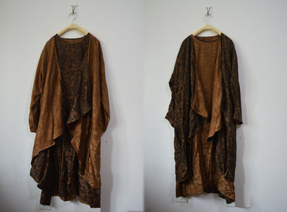 Reversible Gambiered Canton Gauze Tank Dress dr0228 A181