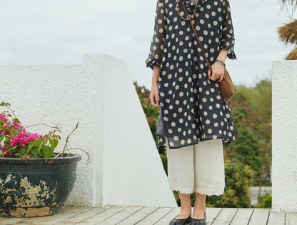 edoa Loose Fitting Thin Linen Underpants