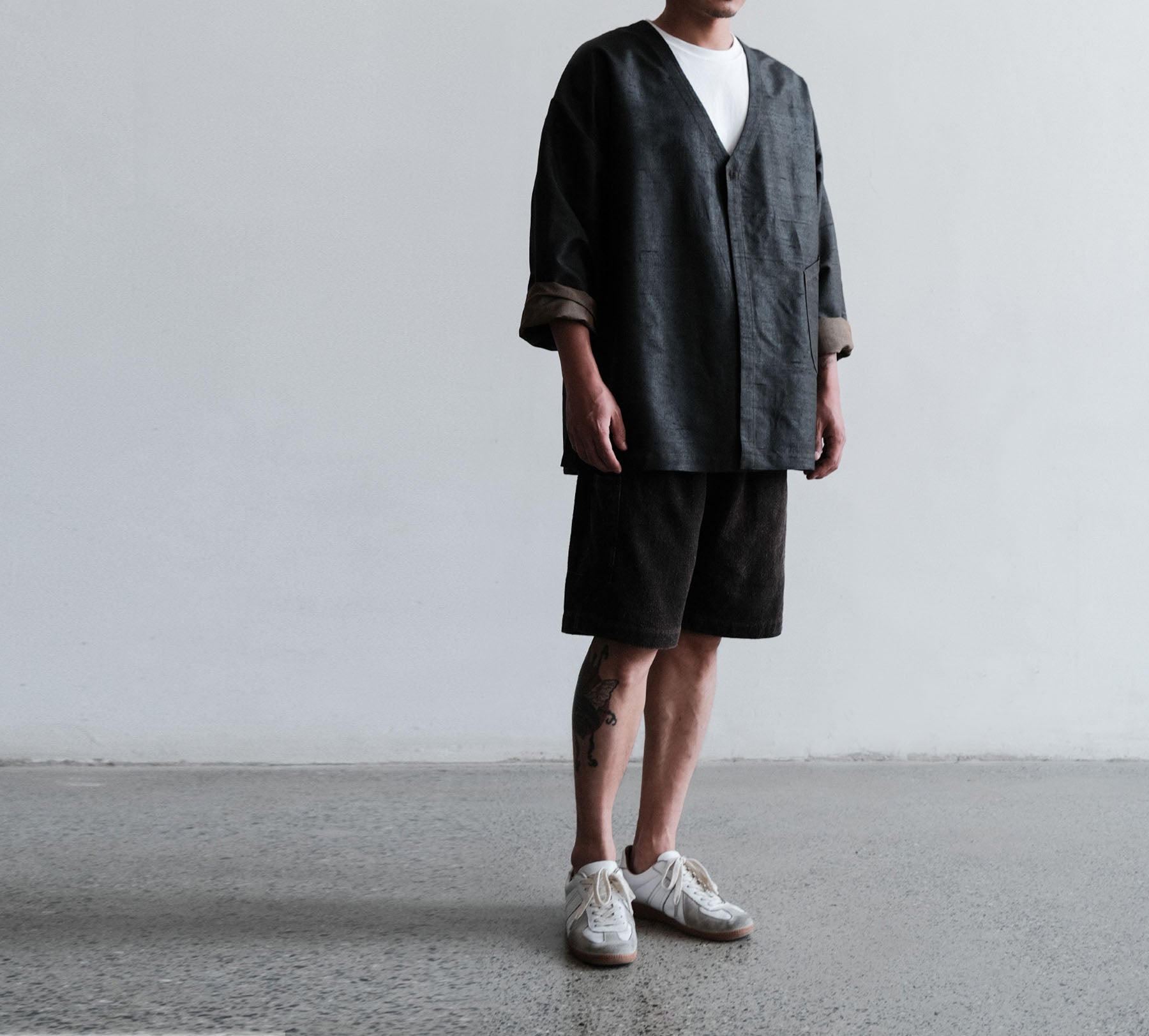 edoa Dupioni Mud Silk Jacket 