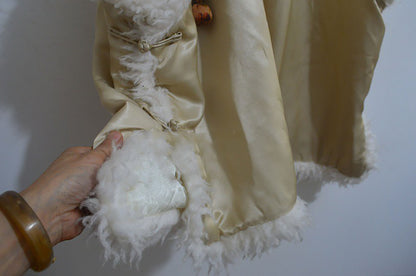 edoa Heavy Weight Silk Satin Modified Chinese Vest