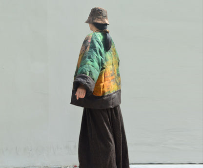edoa Mud Silk Spin Goose Down Coat