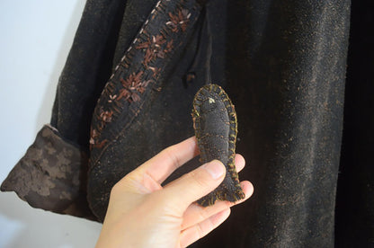 Oversized Mud Tussah Silk Padded Jacket ja0080 X313