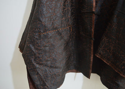 Cracked Mud Silk Chinese Jacket ja0054 X105