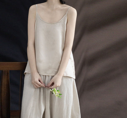 edoa Silk Satin Camisole Top