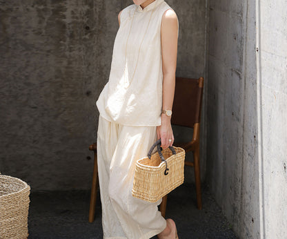 edoa Tussah Silk Qipao