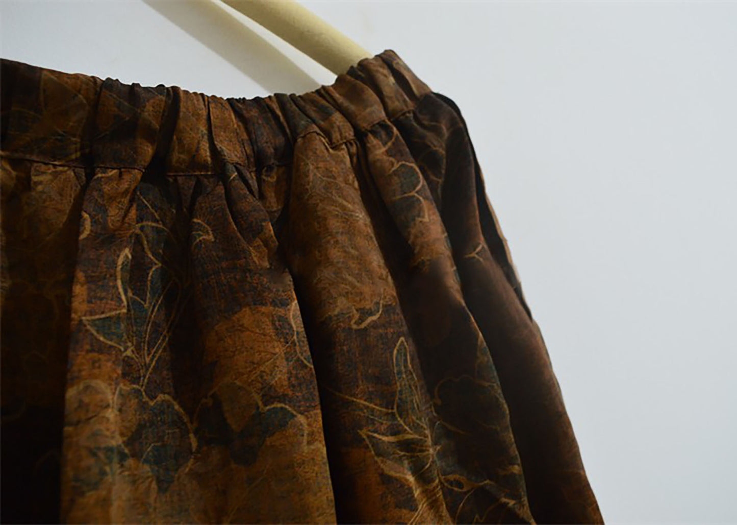 Printed Mud Silk Charmeuse Skirt sk0035 X171