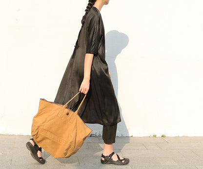 edoa Mud Silk Button Down Shirt 
