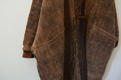 Mud Tussah Silk Chinese Hanfu Coat co0186 X012