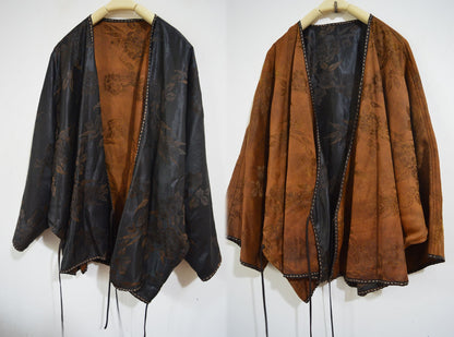 edoa Reversible Mud Silk Rayon Blend Jacquard Hanfu 