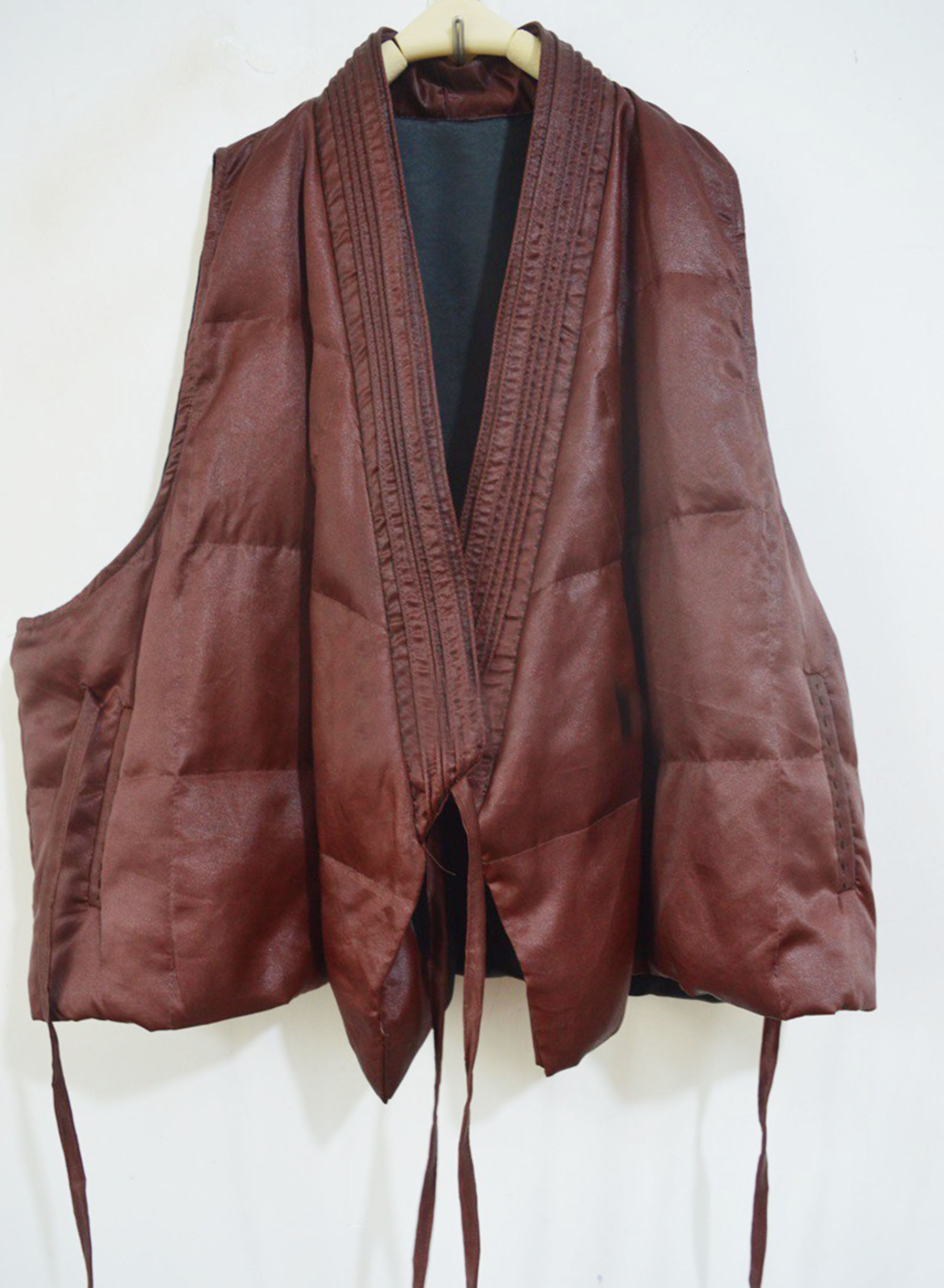 edoa Mud Silk Goose Down Hanfu Vest