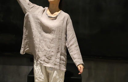 edoa Thin Linen Gauze Tunic