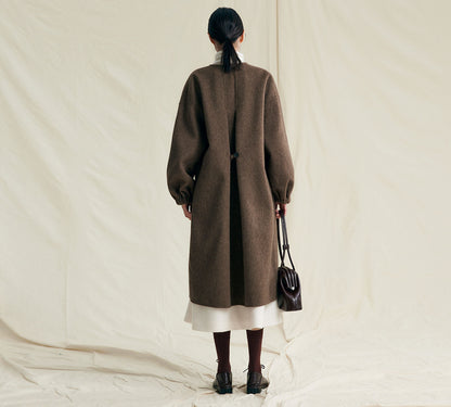edoa Premium Double Faced Alpaca Coat 