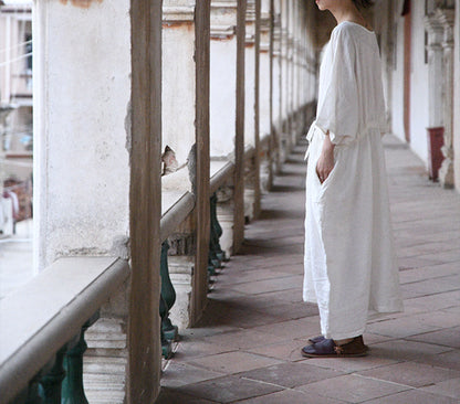 edoa Oversized Linen Tunic