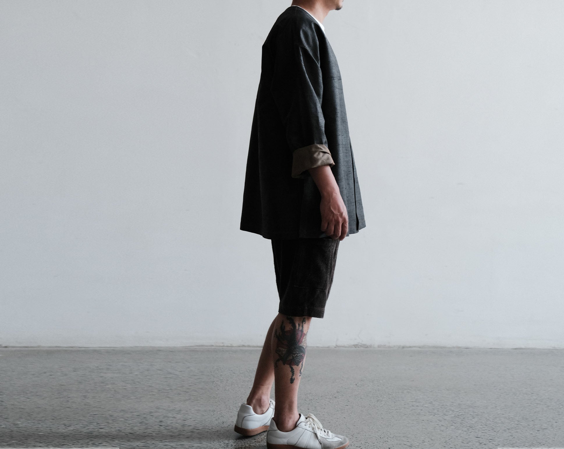 edoa Dupioni Mud Silk Jacket 