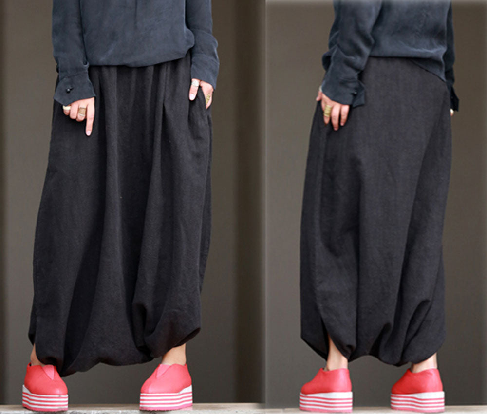 edoa Multi Linen Cotton blend Harem Pants
