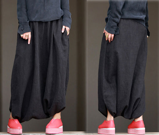 edoa Multi Linen Cotton blend Harem Pants