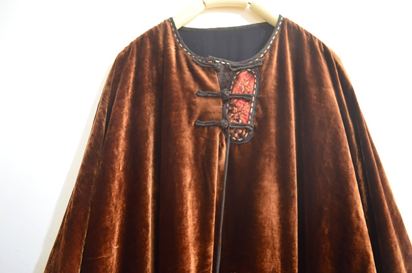 edoa Dioscrea Dyed Silk Velvet Winter Gown