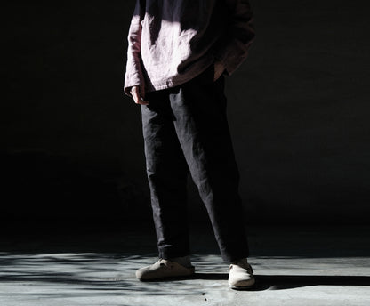 edoa White Hemp Padded Pants