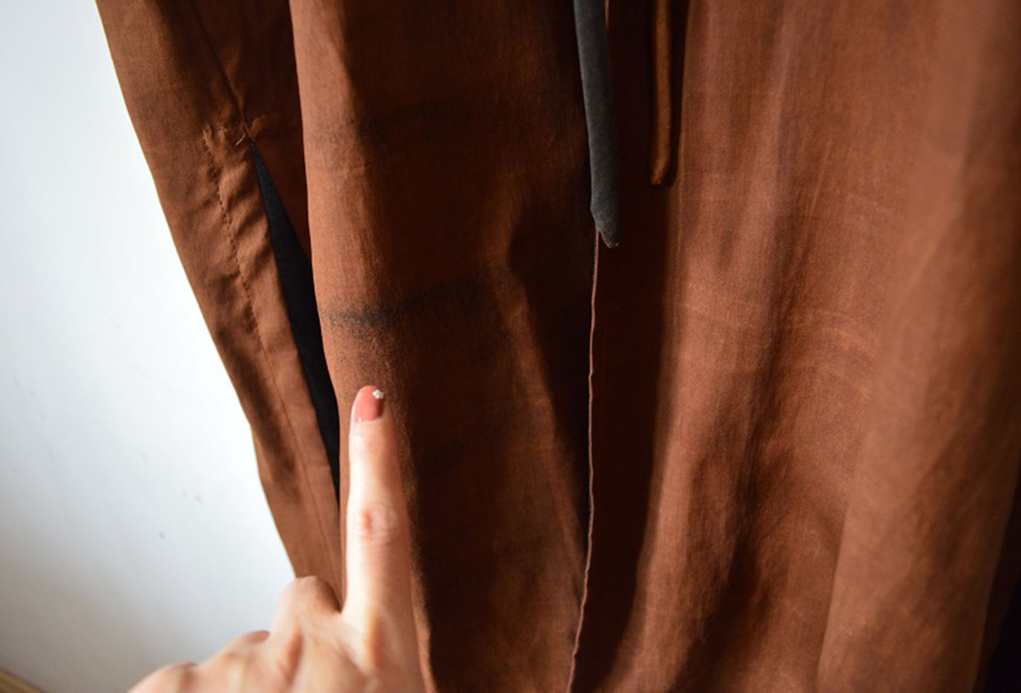 Reversible Mud Silk Dust Coat co0175 A306