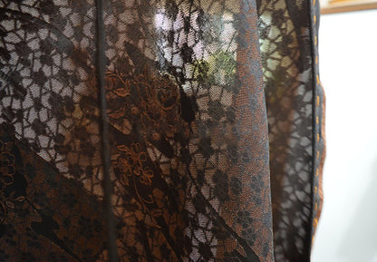 Reversible Mud Silk Jacquard Long Vest to0159 X153