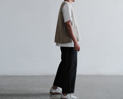 edoa Heavy Weight Flax Linen Vest