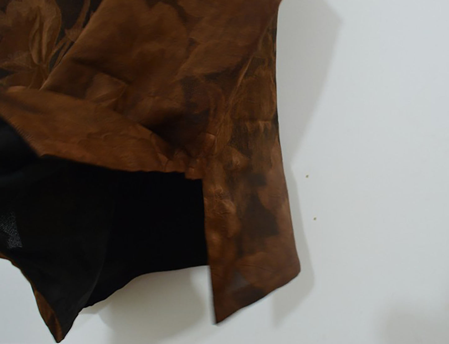 Reversible Printed Mud Silk Jacquard Tank to0135 X156