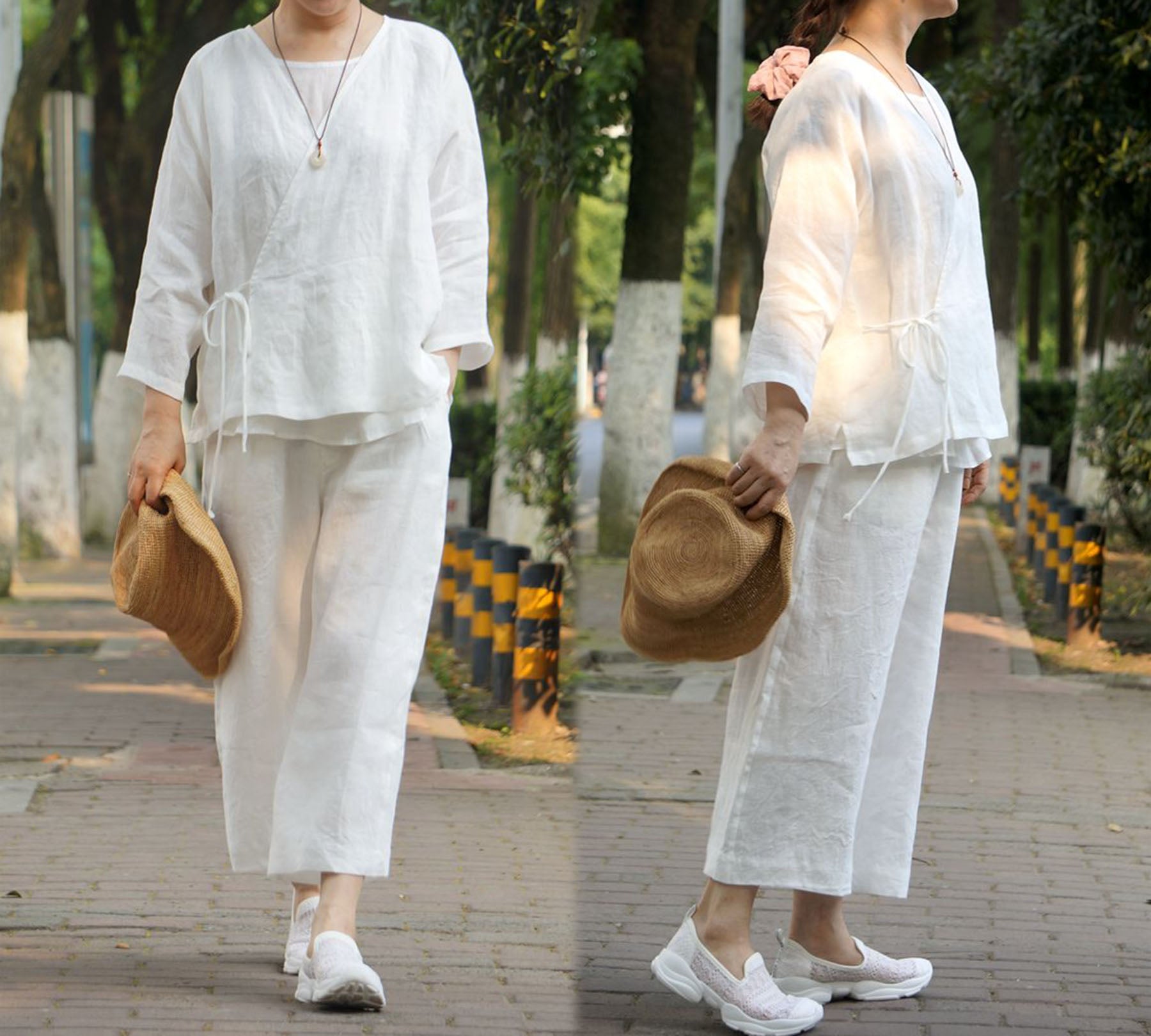 edoa Linen Meditation Clothes
