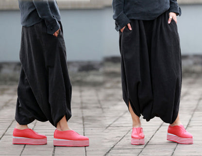 edoa Multi Linen Cotton blend Harem Pants