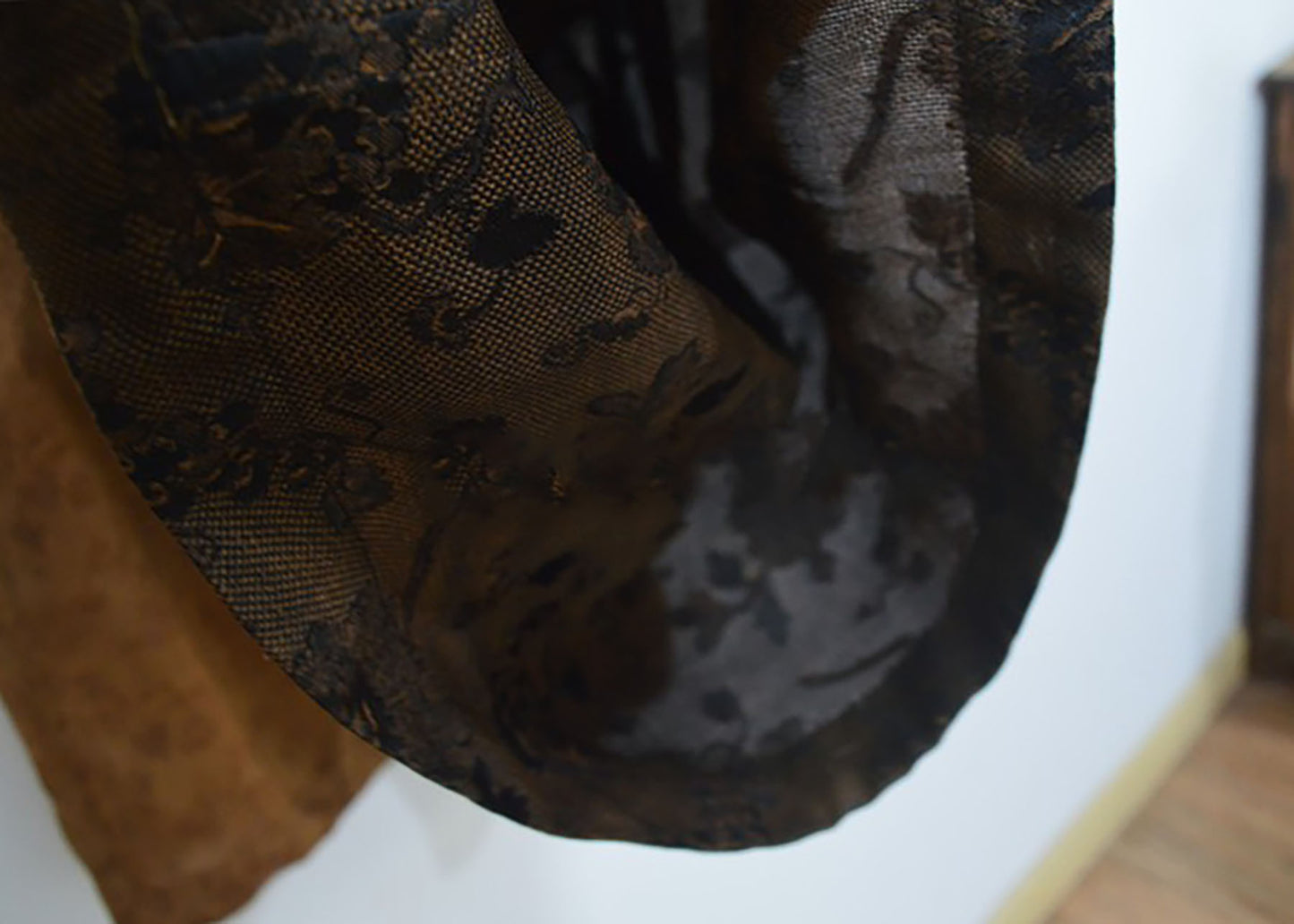 Reversible Mud Silk Jacquard Wide-leg Pants pa0072 X180