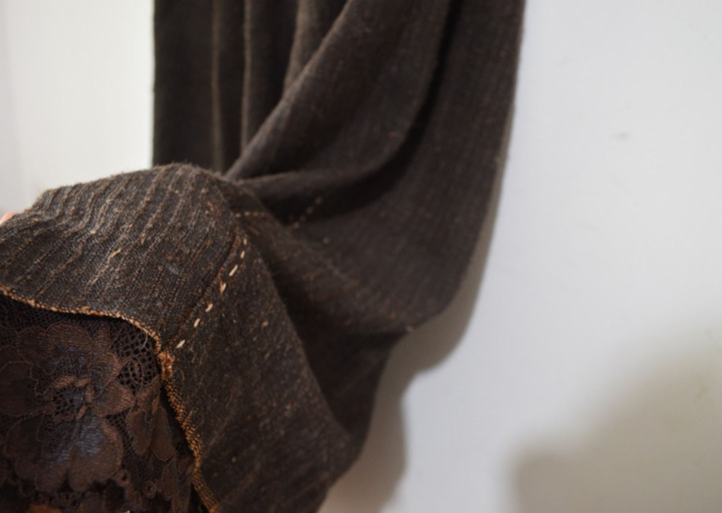edoa Mud Tussah Silk Pintucked Maxi Skirt