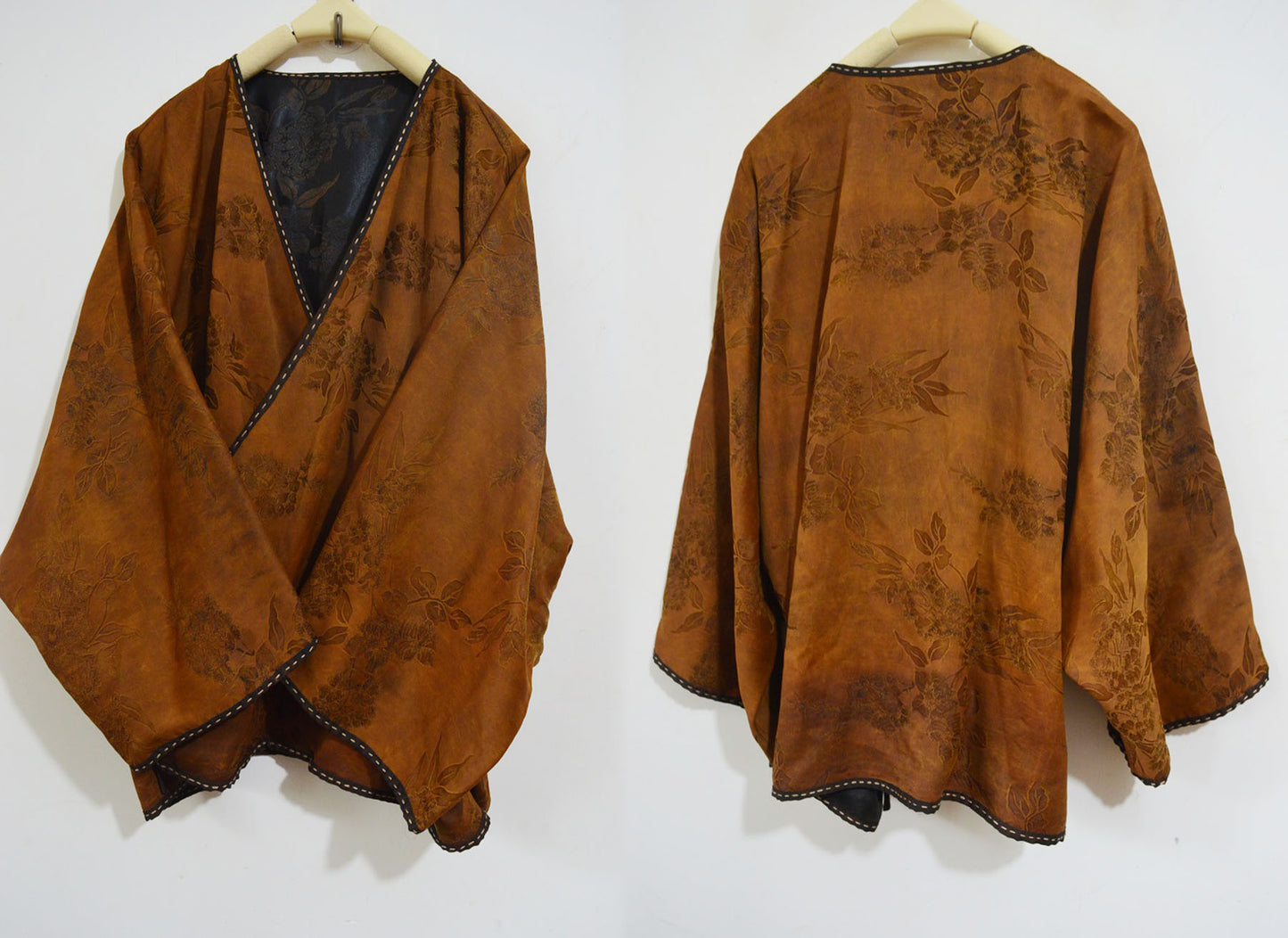 edoa Reversible Mud Silk Rayon Blend Jacquard Hanfu 