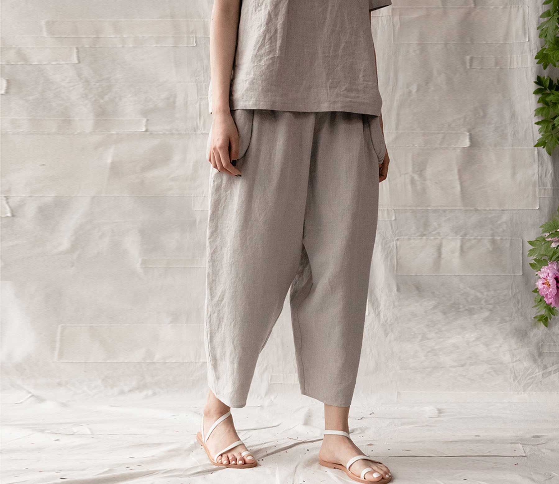 edoa Relaxed Linen Pants