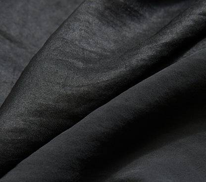 Hand Pintucked Cracked Mud Silk Charmeuse Dress dr0260 L205