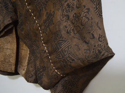 Mud Silk Cotton Blend Chinese Jacket ja0049 A763