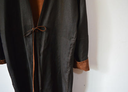 Reversible Mud Silk Dust Coat co0175 A306